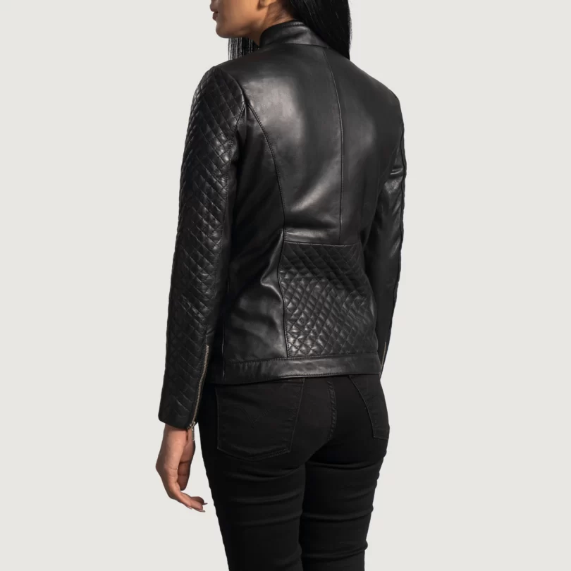 Women's Grain Black Quilted Jacket